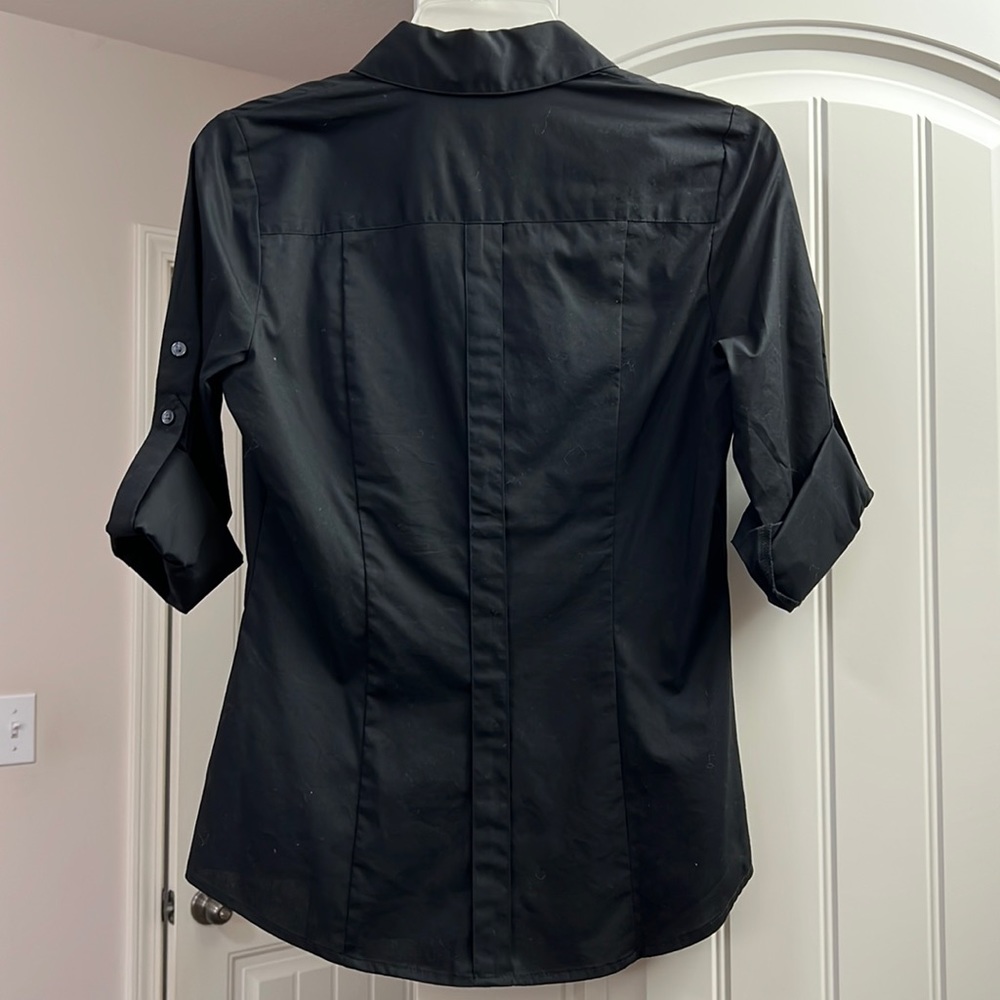 Express Black Button Down - image 2